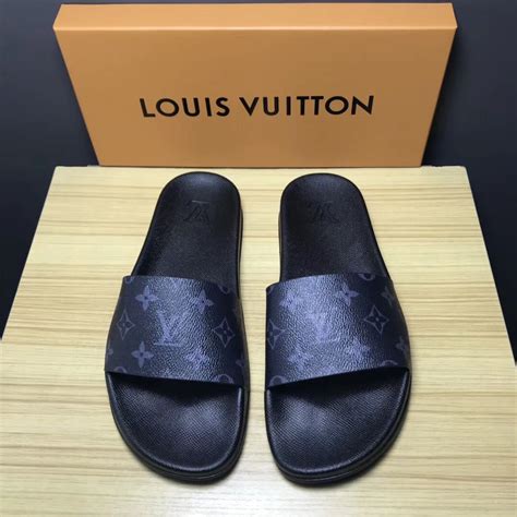 mens lv slippers